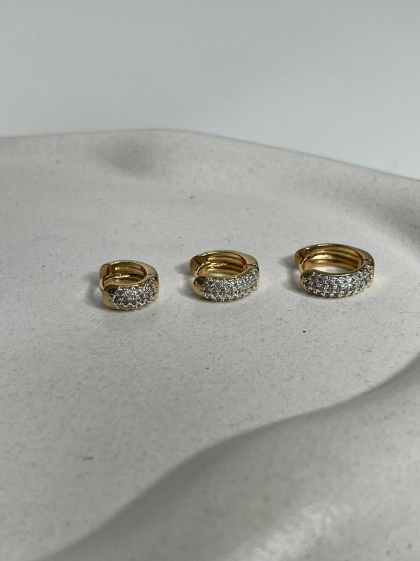 Trio de argolinhas Giorgia